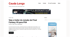 Desktop Screenshot of caudalonga.com